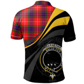 Clan Abernethy Tartan Polo Shirt - Royal Coat Of Arms Style IN12 Abernethy Tartan Tartan Polo